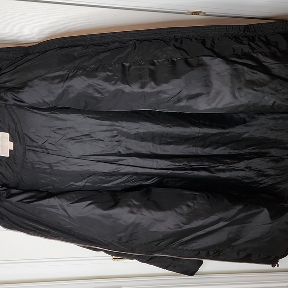 Michael Kors faux fur hooded down filled mid-length winter coat puffer black - Picture 8 of 14